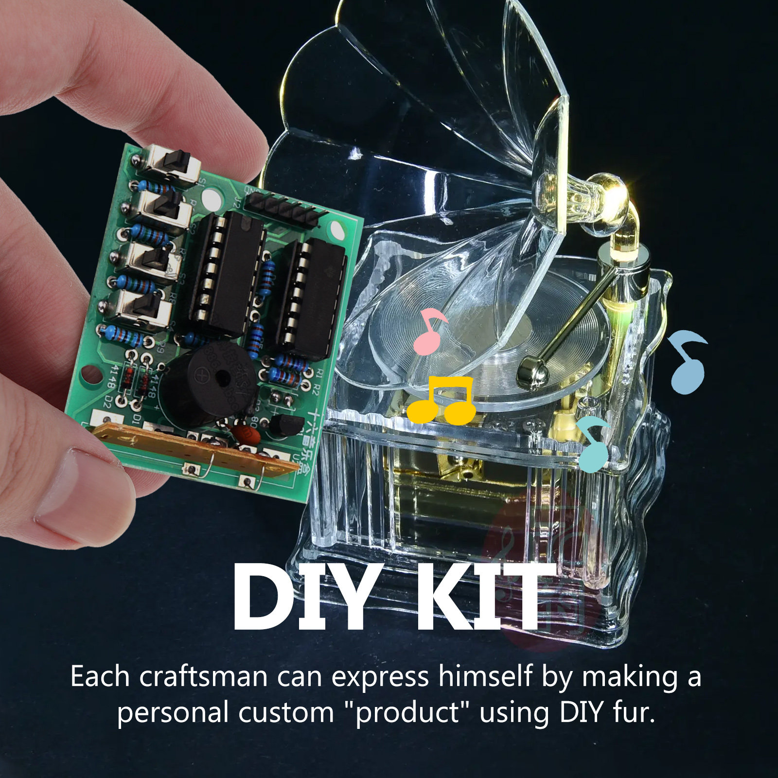 Diy Electronics Box - 1Set DIY Music Box Electronic Components