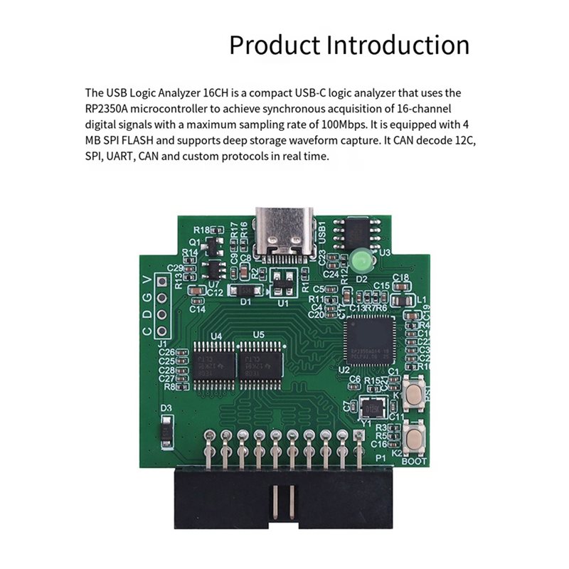 AAAF RP2350A Microcontroller 1 - Logic Analyzer Usb ulasan dan harga