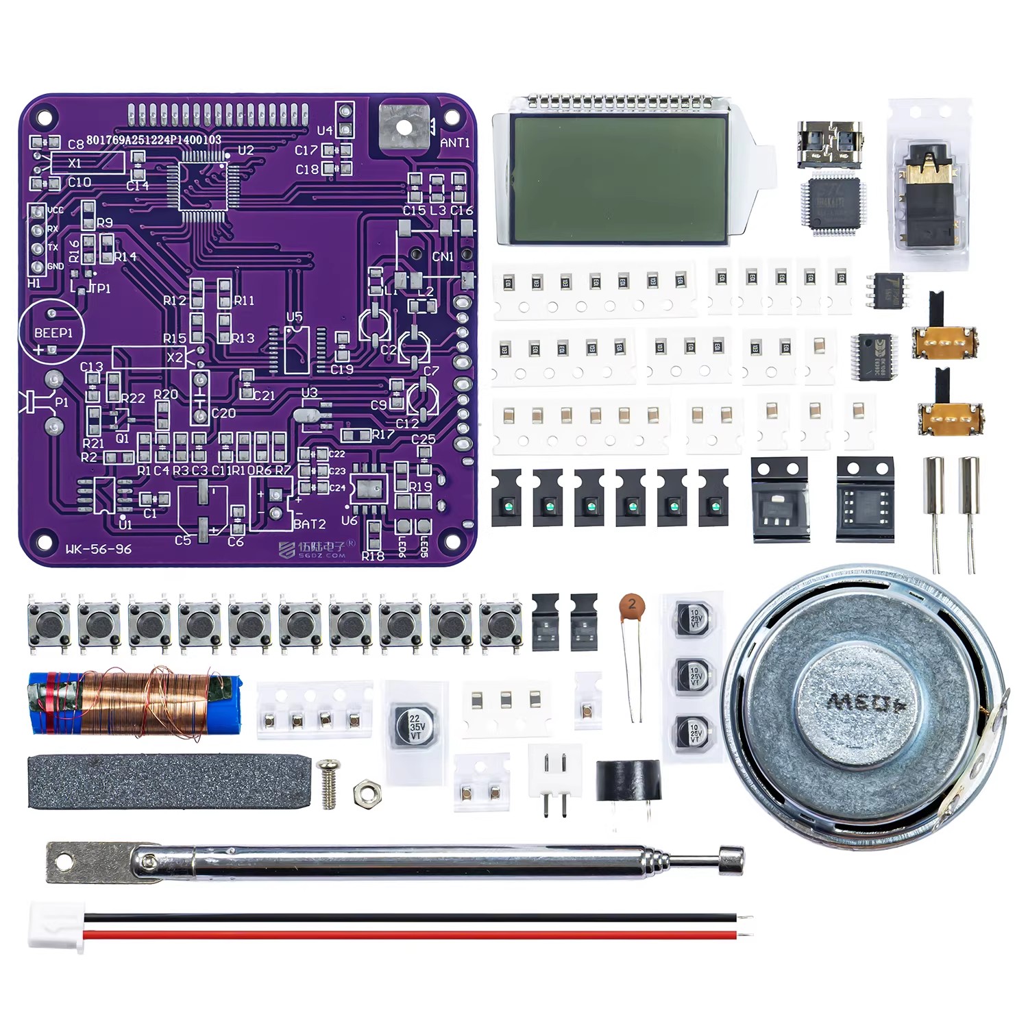 Full-band Radio DIY Kit FM/MW/ - Diy Audio Electronics Kit ulasan dan harga
