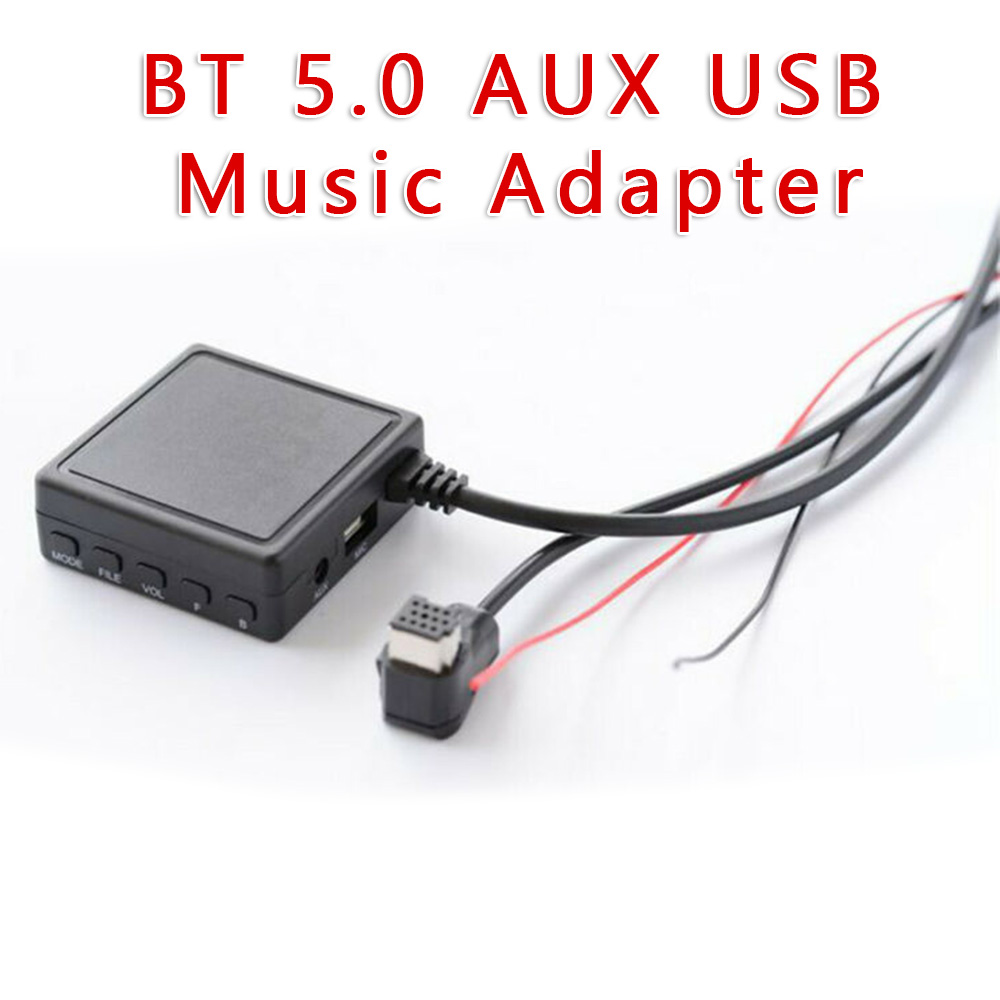 Car BT 5.0 AUX USB Music Adapt - Diy Audio Electronics Kit ulasan dan harga