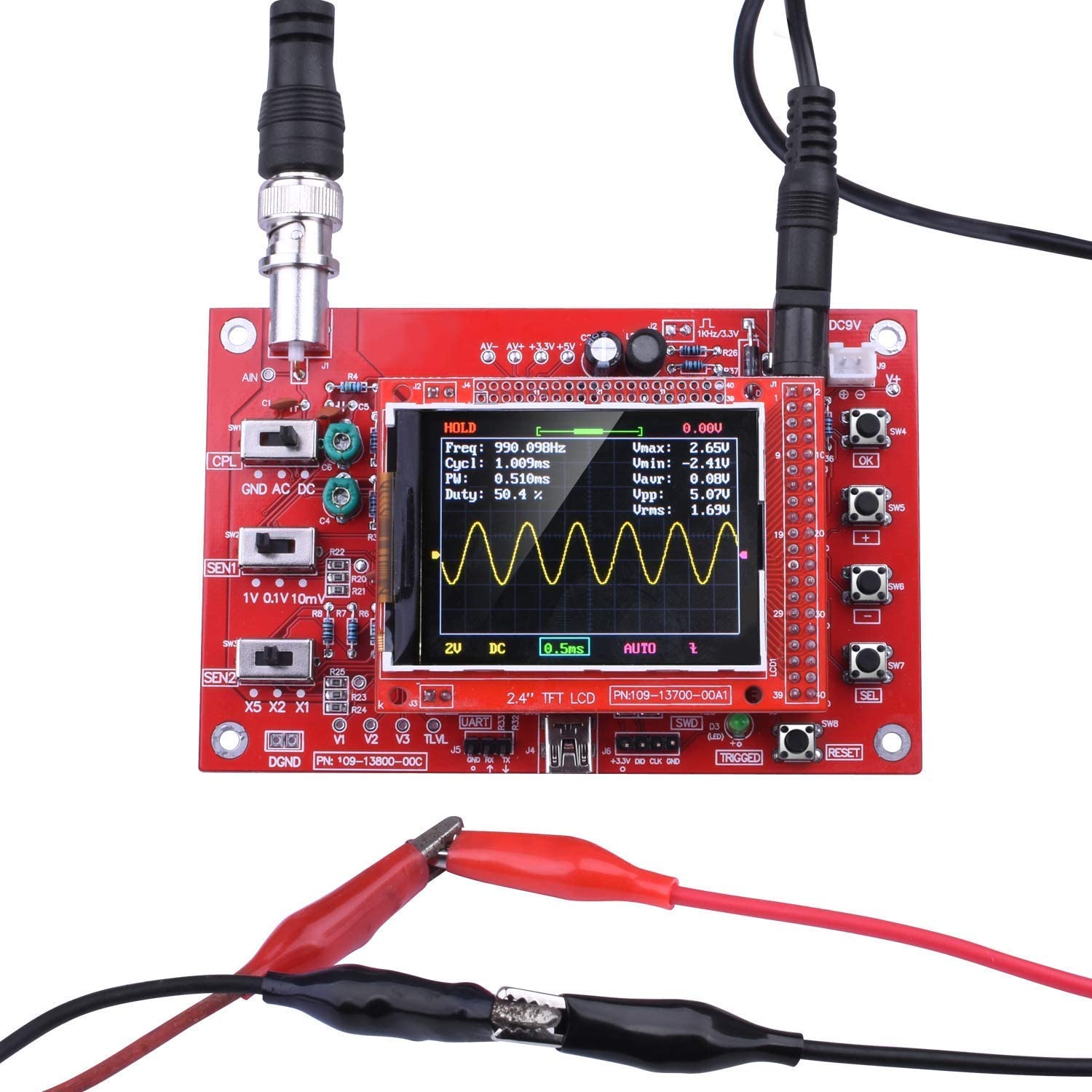 Fully assembled DSO FNIRSI-138 - Diy Electronics Learning Kit ulasan dan harga